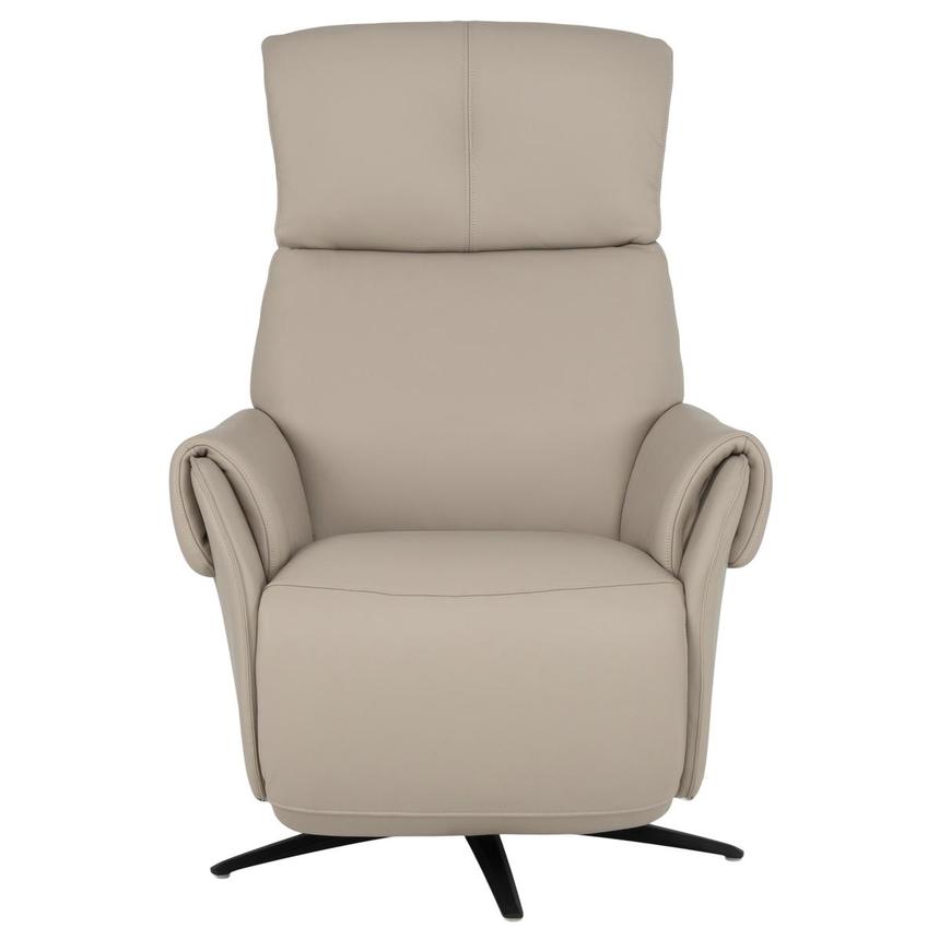 Torrence Taupe Leather Power Recliner alternate image, 2 of 9 images.