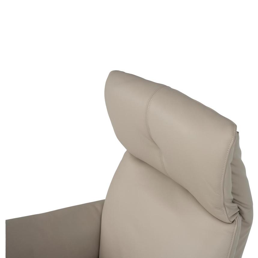 Torrence Taupe Leather Power Swivel Recliner w/Massage alternate image, 6 of 9 images.