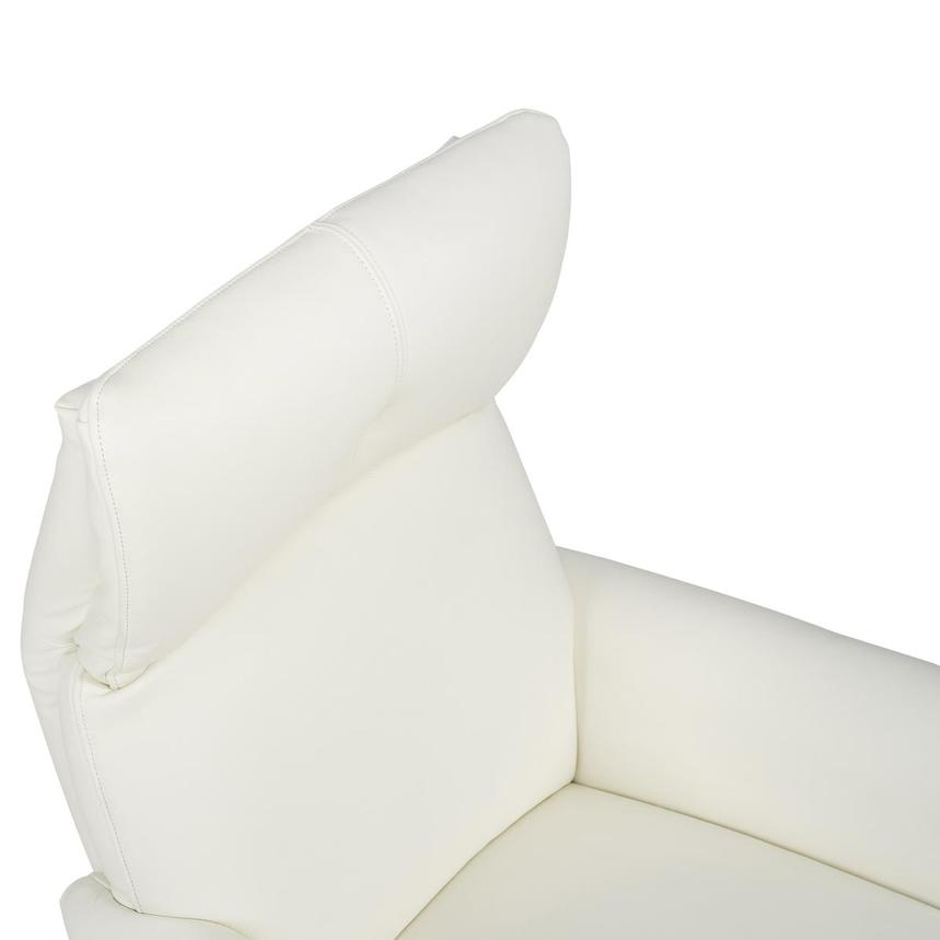 Torrence White Leather Power Recliner alternate image, 12 of 16 images.