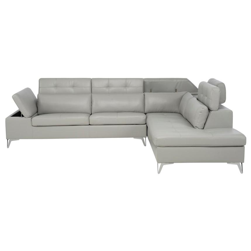 Sylar Gray Sectional Sofa  alternate image, 3 of 12 images.