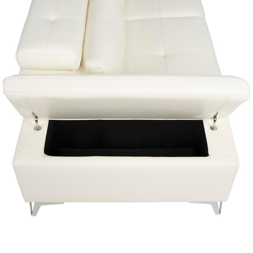 Sylar White Sectional Sofa  alternate image, 8 of 12 images.