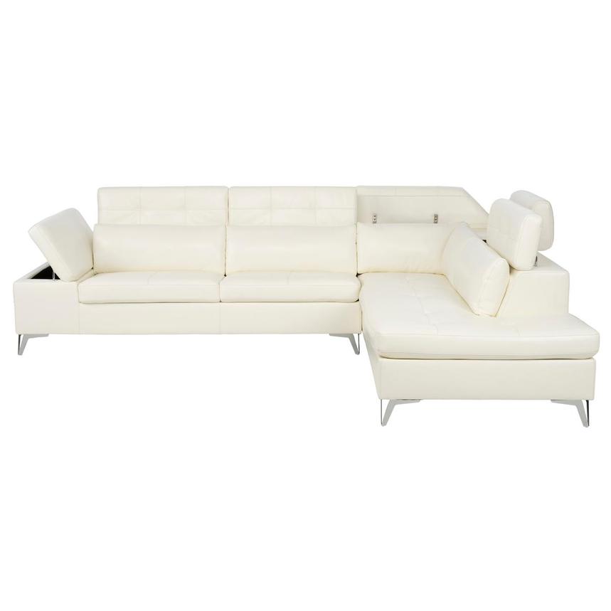 Sylar White Sectional Sofa  alternate image, 3 of 13 images.