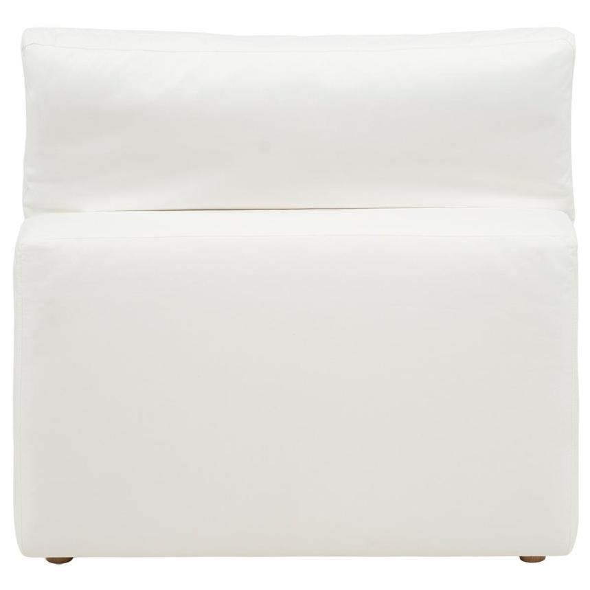 Nube II White Armless Chair  alternate image, 4 of 4 images.