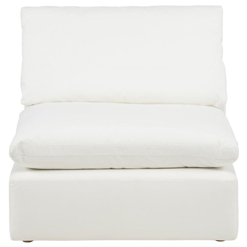 Nube White Armless Chair