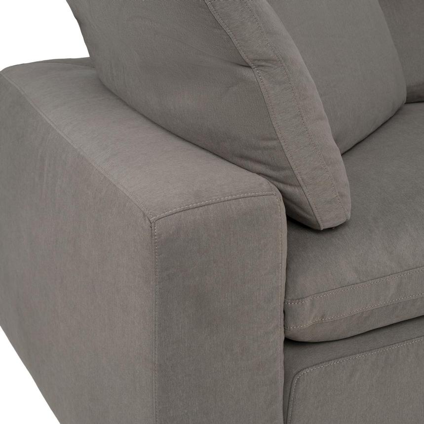 Nube II Gray Corner Sofa with 5PCS/3 Armless Chairs  alternate image, 6 of 9 images.