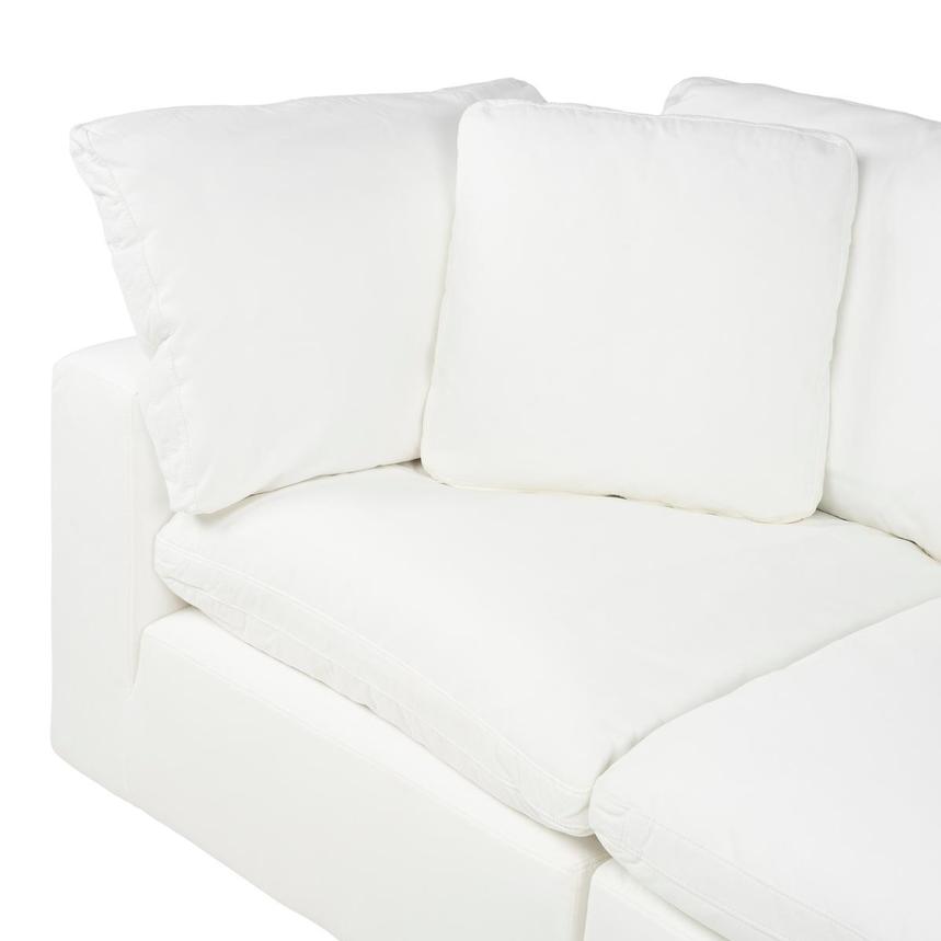 Nube II White Corner Sofa with 5PCS/3 Armless Chairs alternate image, 4 of 8 images.