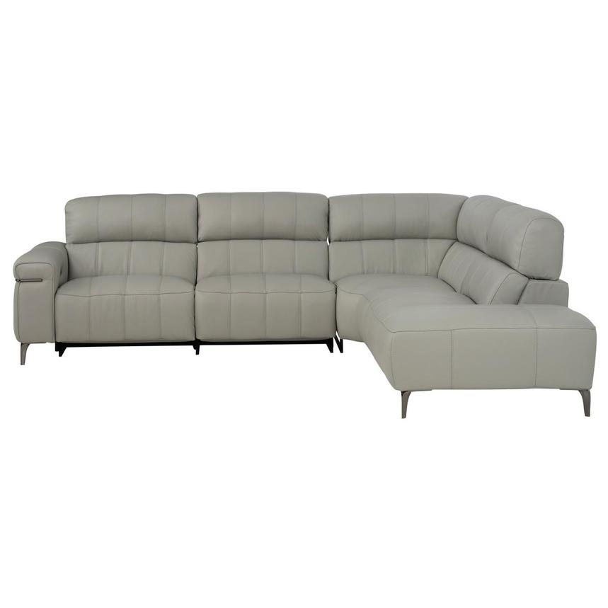 Montreal Gray Corner Sofa w/Right Chaise alternate image, 4 of 10 images.