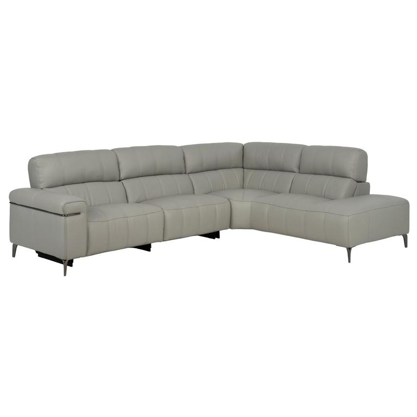 Montreal Gray Corner Sofa w/Right Chaise  main image, 1 of 10 images.