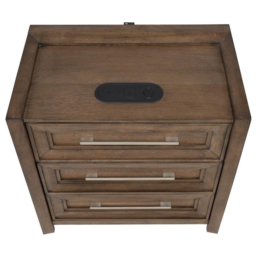 Vigo Brown Nightstand alternate image, 4 of 15 images.