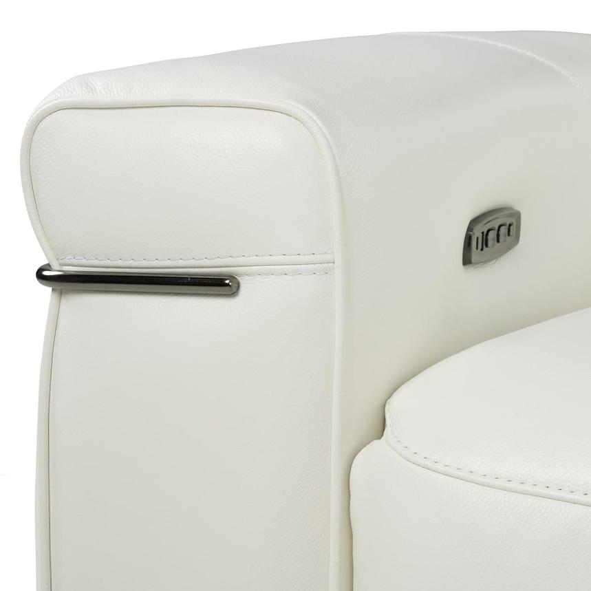 Montreal White Corner Sofa w/Left Chaise alternate image, 7 of 10 images.
