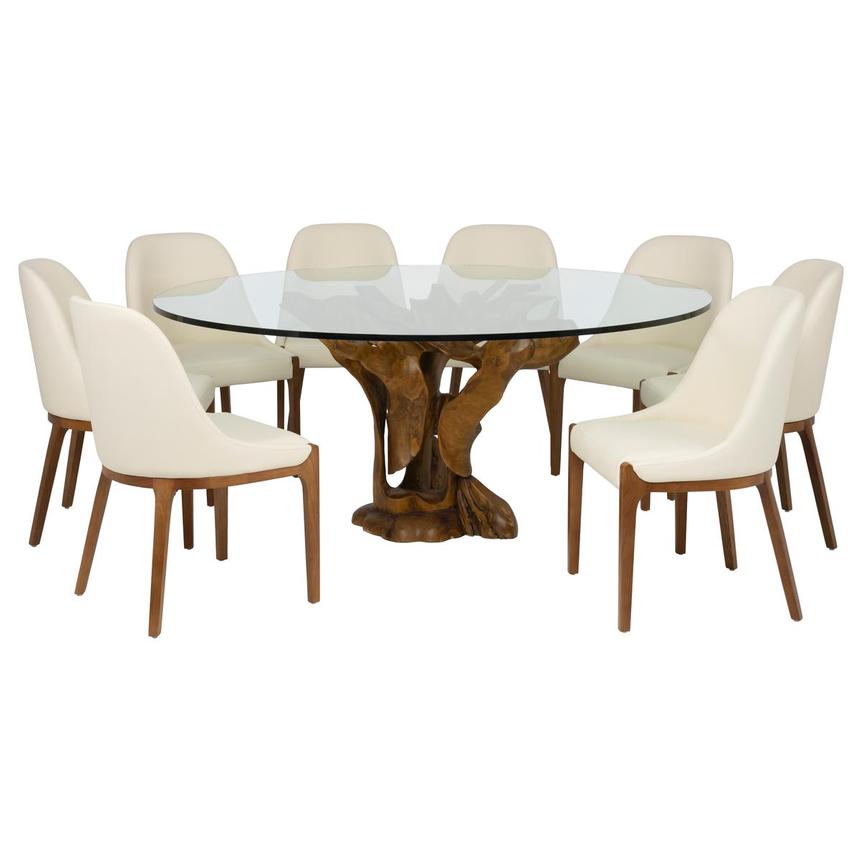 72" Sumatra/Marbella 9-Piece Dining Set main image, 1 of 3 images.