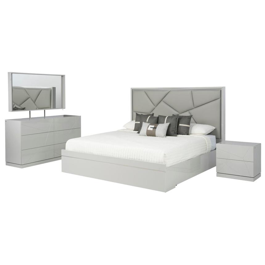 Tessa Gray 4-Piece King Bedroom Set  main image, 1 of 5 images.