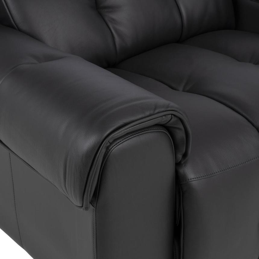 Obsidian Leather Power Reclining Sectional with 6PCS/3PWR  alternate image, 8 of 15 images.