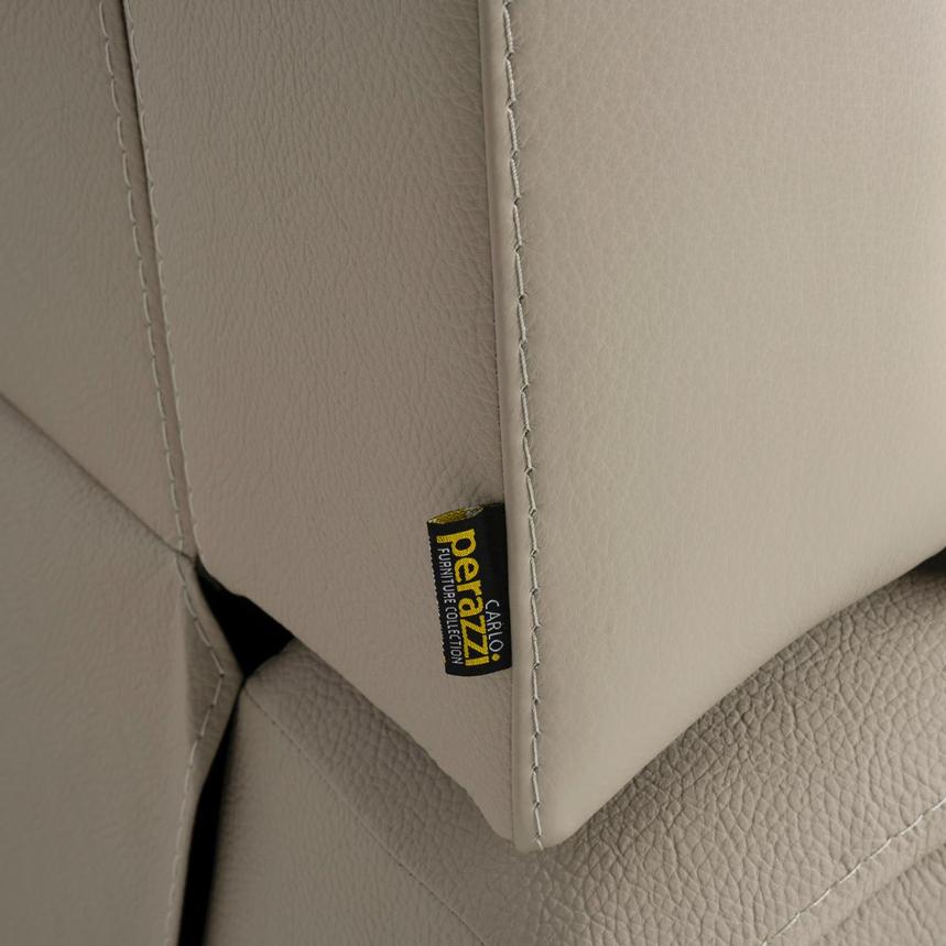 Odyssey Beige 6PCS/3PWR Leather Power Reclining Sectional w/Beverage Cooler  alternate image, 26 of 28 images.