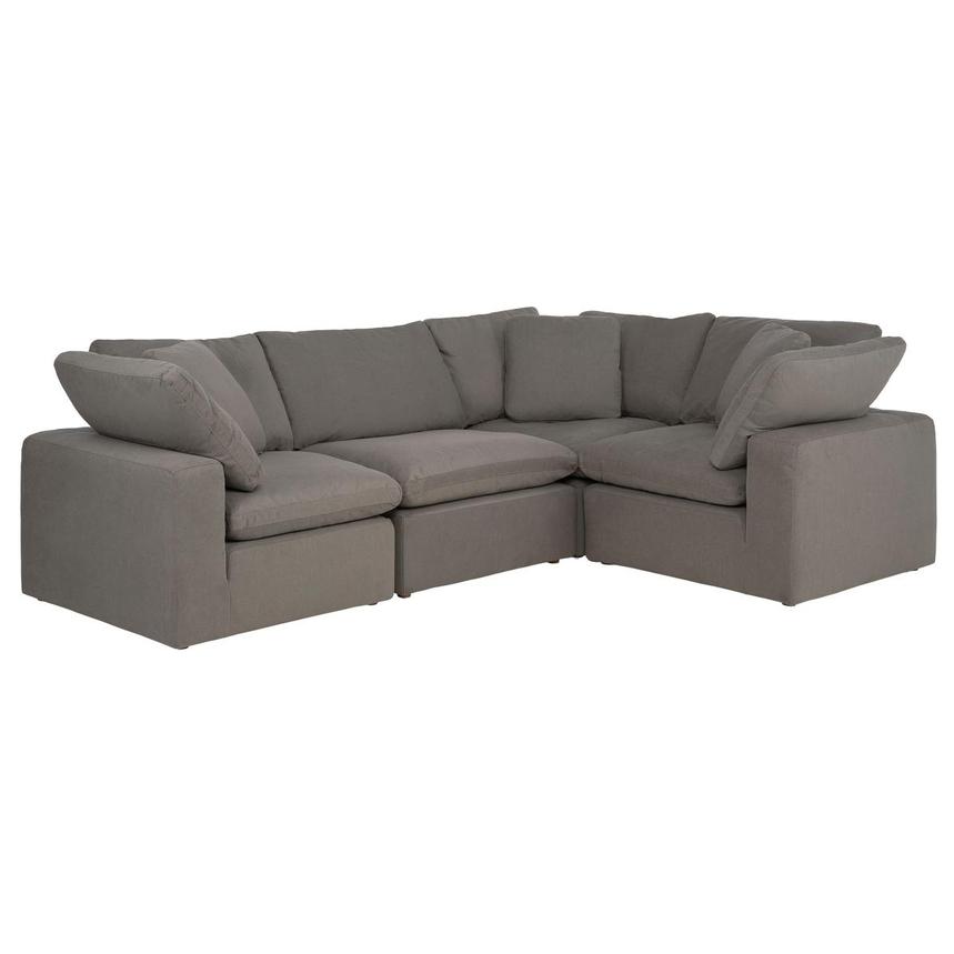 Nube II Gray Corner Sofa 4PC  main image, 1 of 6 images.
