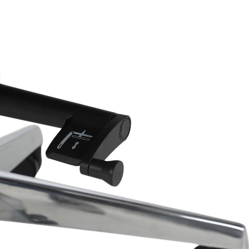 Yoshi Dark Gray Low Back Desk Chair  alternate image, 13 of 13 images.