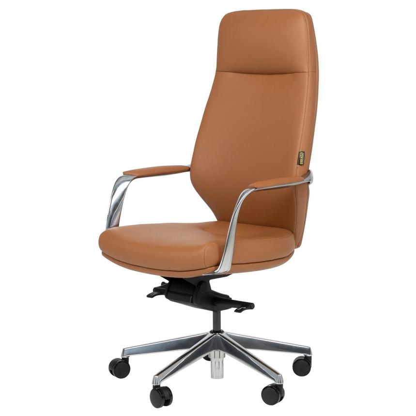Yoshi Tan High Back Desk Chair main image, 1 of 12 images.