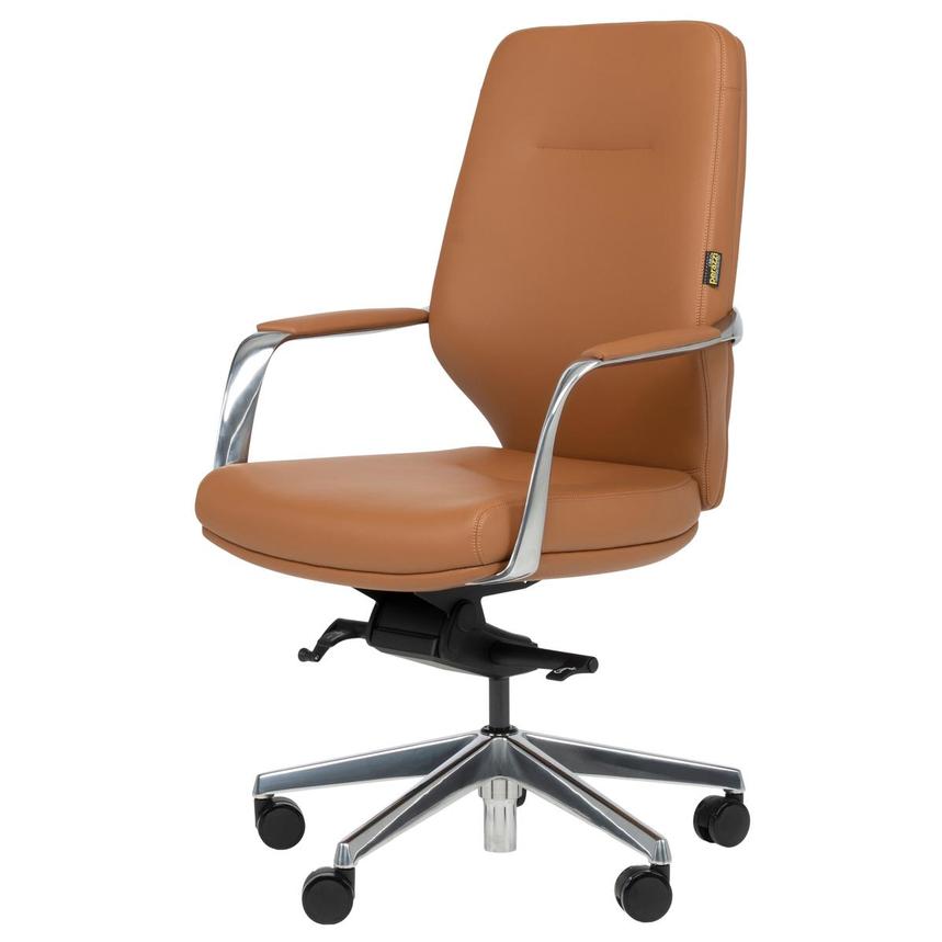 Yoshi Tan Low Back Desk Chair  main image, 1 of 10 images.