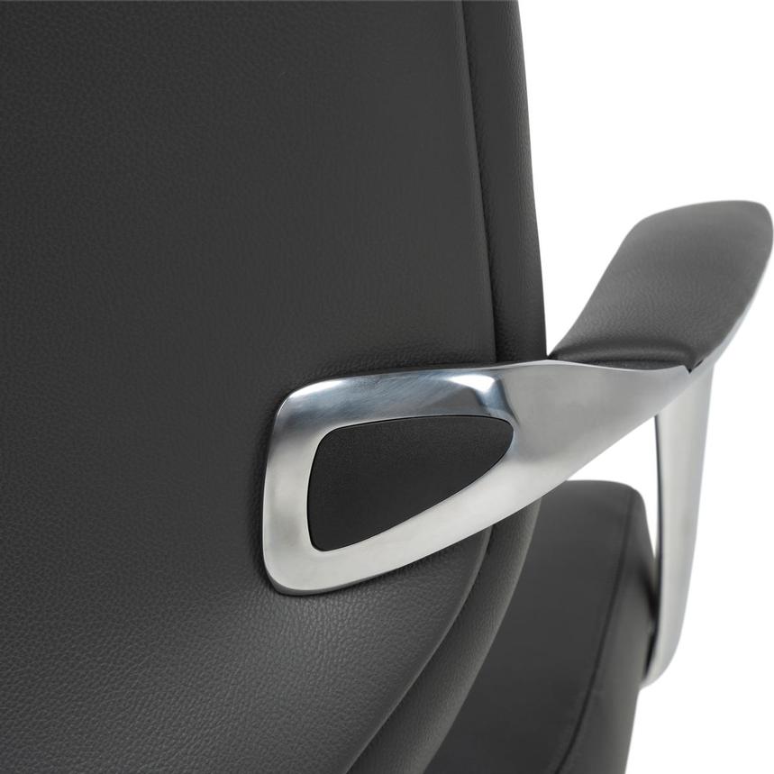 Yoshi Dark Gray Low Back Desk Chair alternate image, 9 of 13 images.