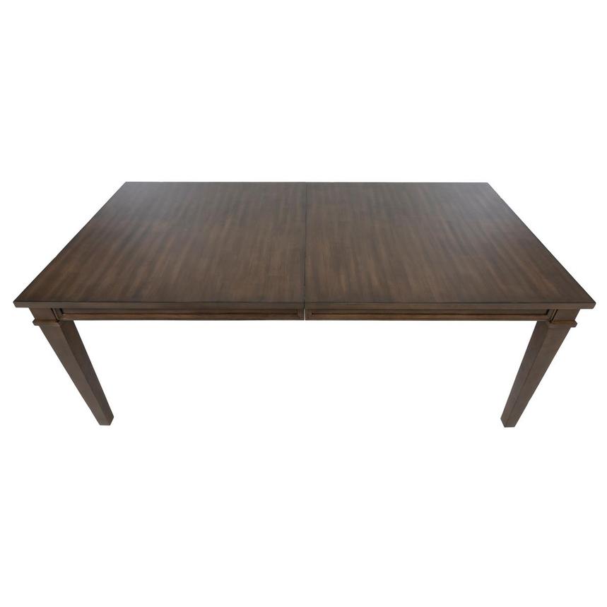 Marisol Brown Extendable Dining Table alternate image, 4 of 9 images.
