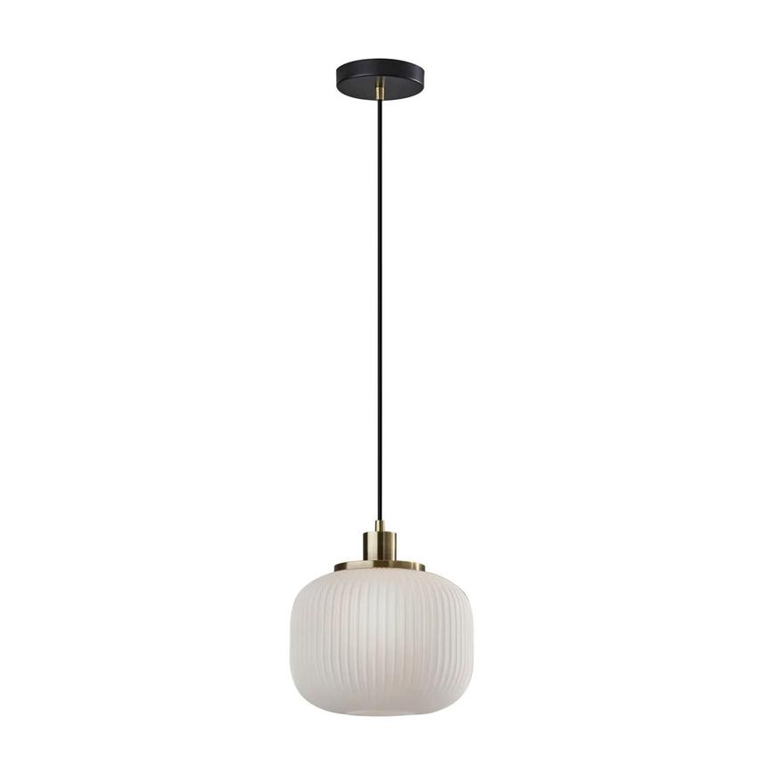 Fluted Orb Lamp Ceiling Lamp  main image, 1 of 4 images.