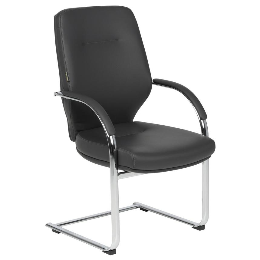 Sandra Dark Gray Guest Chair  alternate image, 3 of 11 images.