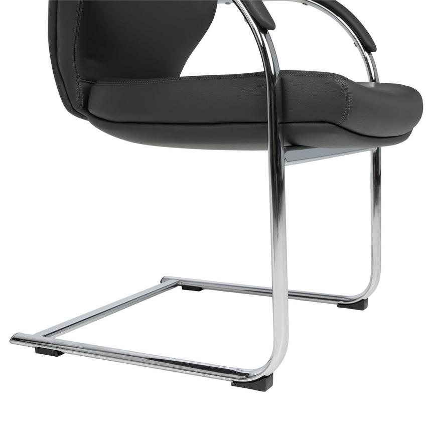 Sandra Dark Gray Guest Chair  alternate image, 8 of 11 images.