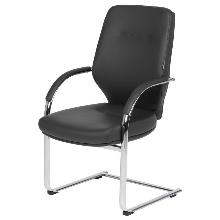 Sandra Dark Gray Guest Chair main image, 1 of 11 images.