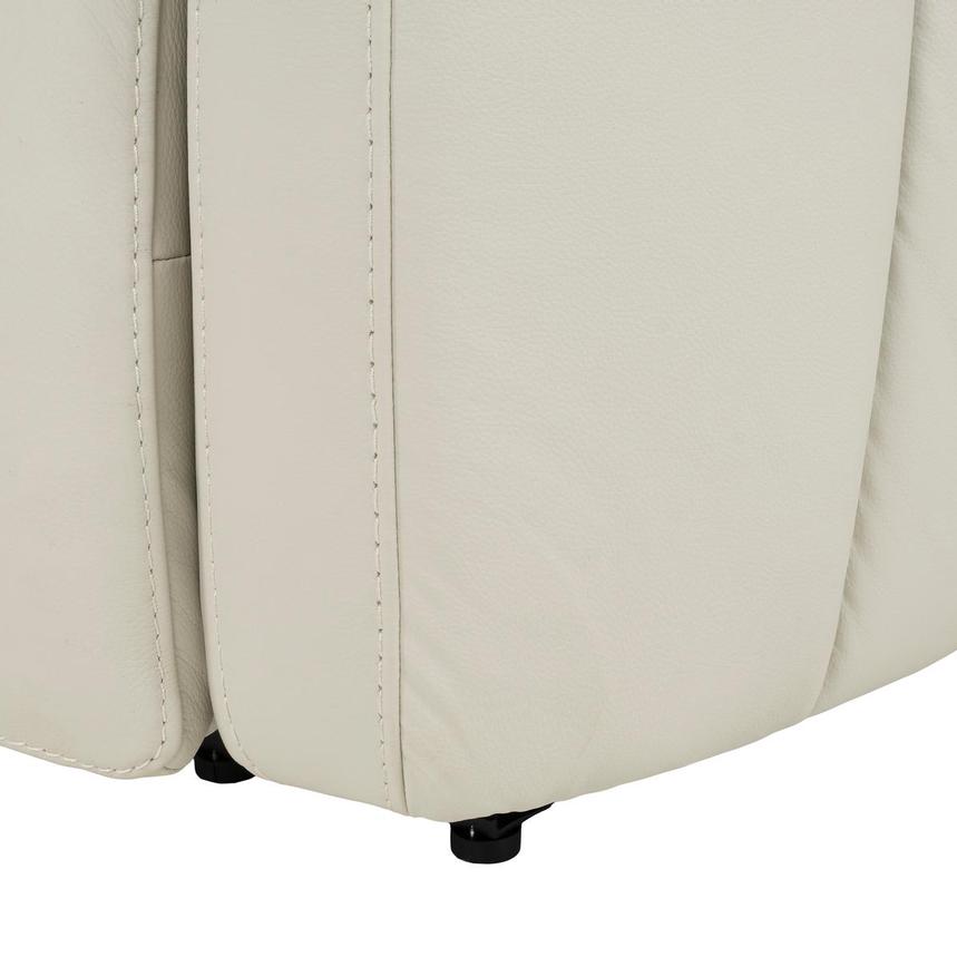 Kamet Ivory Leather Power Reclining Sectional with 5PCS/2PWR  alternate image, 8 of 8 images.