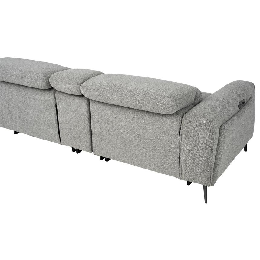 Luke Dark Gray Power Reclining Sectional with 6PCS/3PWR alternate image, 4 of 12 images.