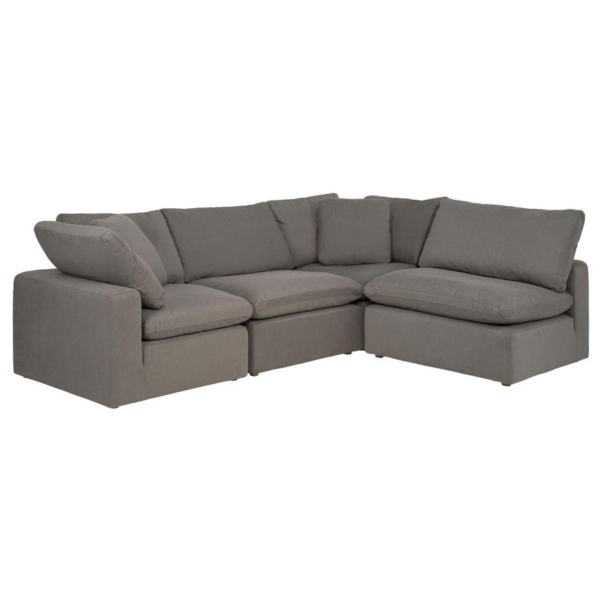 Nube II Gray Corner Sofa 4PC main image, 1 of 6 images.