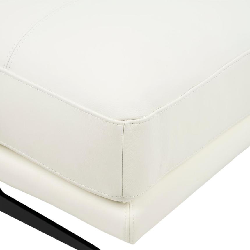 Palermo White Leather Sofa w/Right Chaise alternate image, 7 of 8 images.
