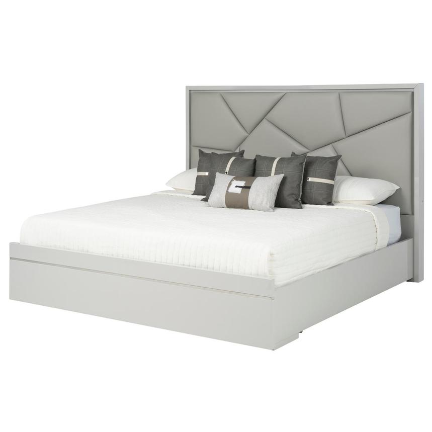 Tessa Gray Queen Storage Bed  main image, 1 of 5 images.