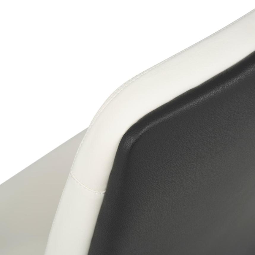 Yoshi White Low Back Desk Chair  alternate image, 11 of 13 images.