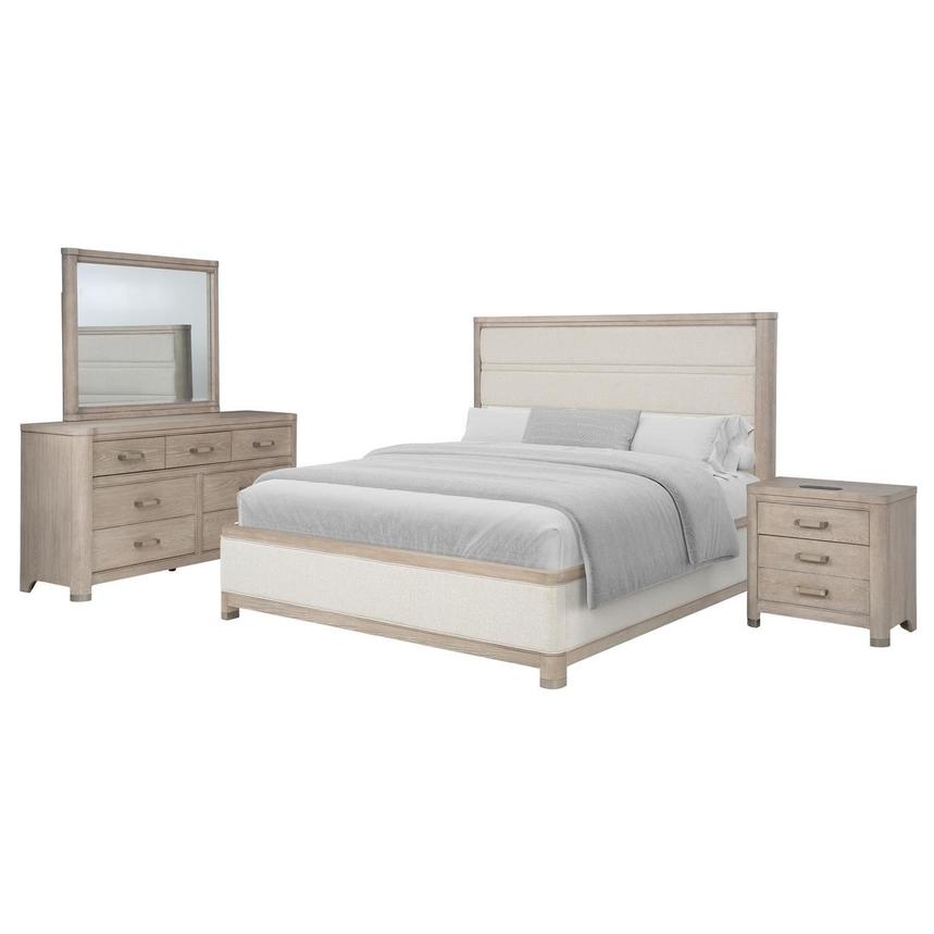 Luciano 4-Piece King Bedroom Set  main image, 1 of 6 images.