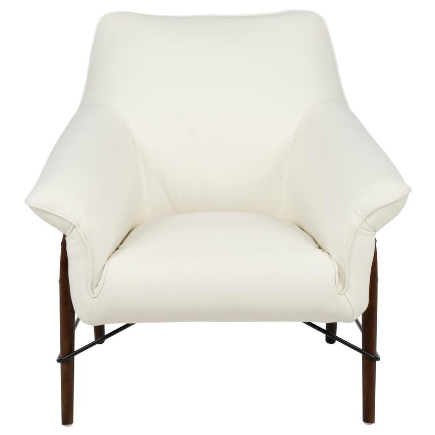 Jensen White Accent Chair  alternate image, 3 of 11 images.