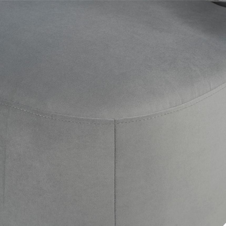 Oaklee Gray Swivel Accent Chair alternate image, 7 of 9 images.