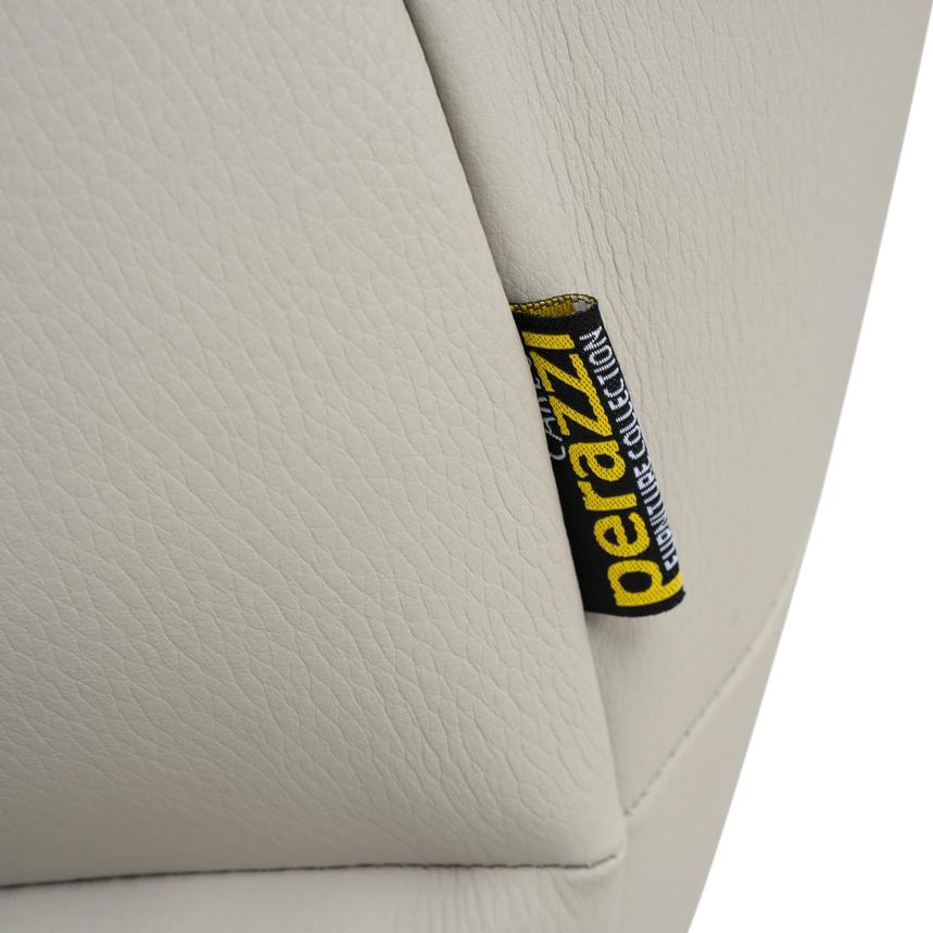 Jensen Gray Leather Accent Chair  alternate image, 11 of 11 images.