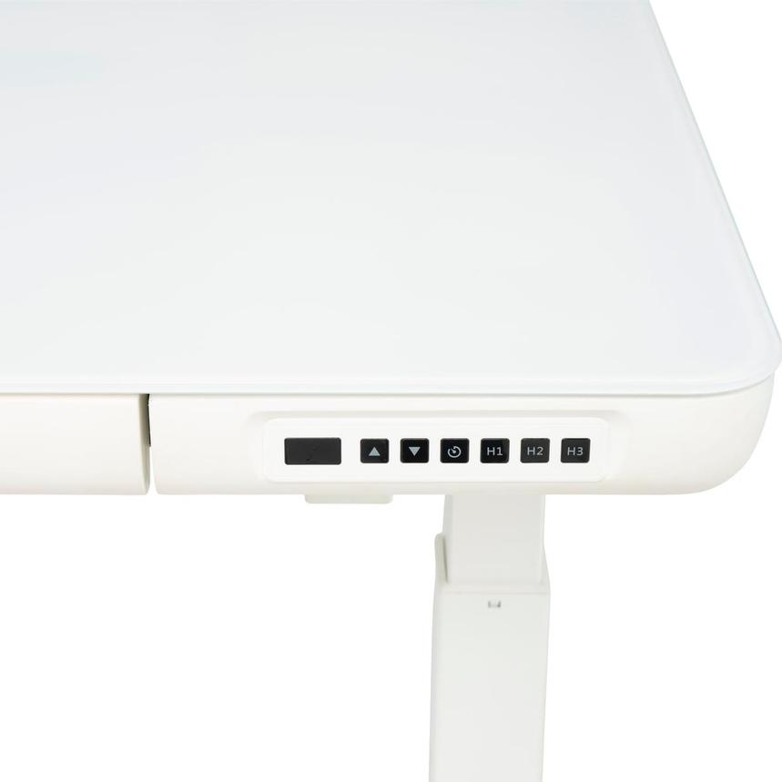 Ascend White Desk  alternate image, 8 of 10 images.