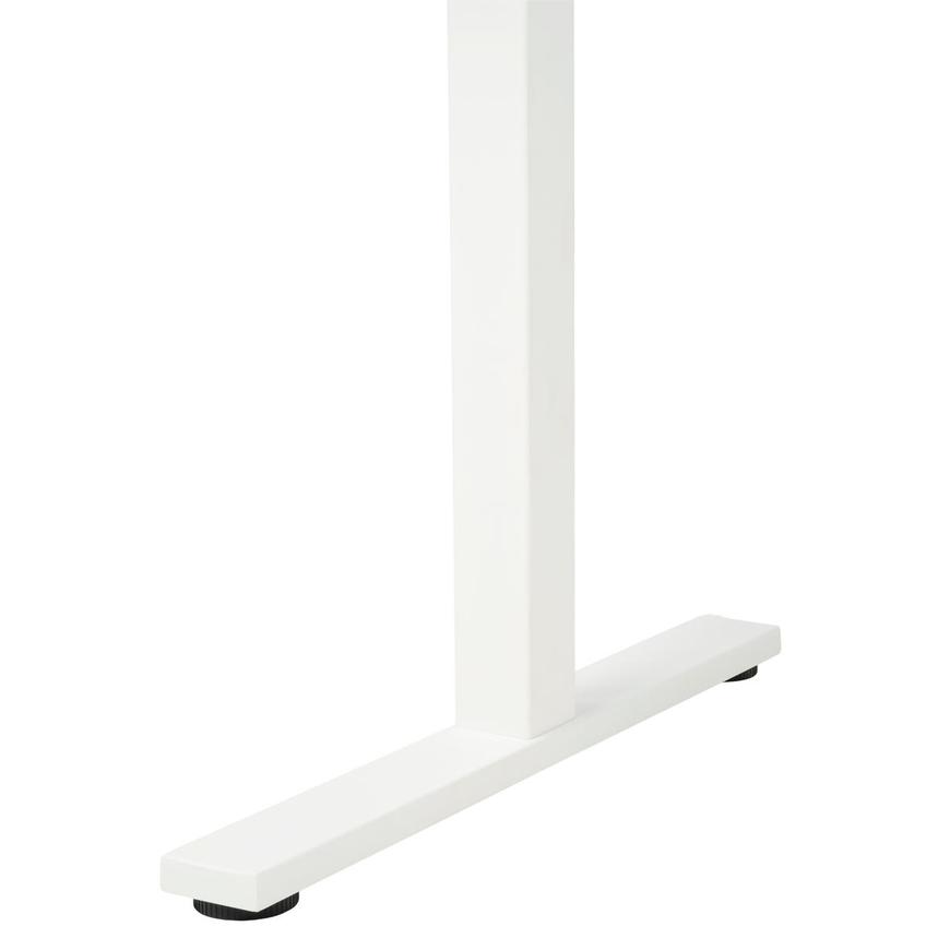 Rise White Adjustable Height Desk  alternate image, 11 of 11 images.