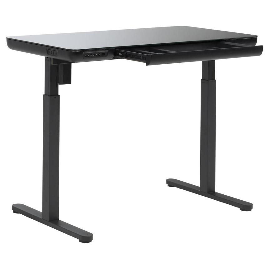 Ascend Black Adjustable Height Desk alternate image, 4 of 9 images.