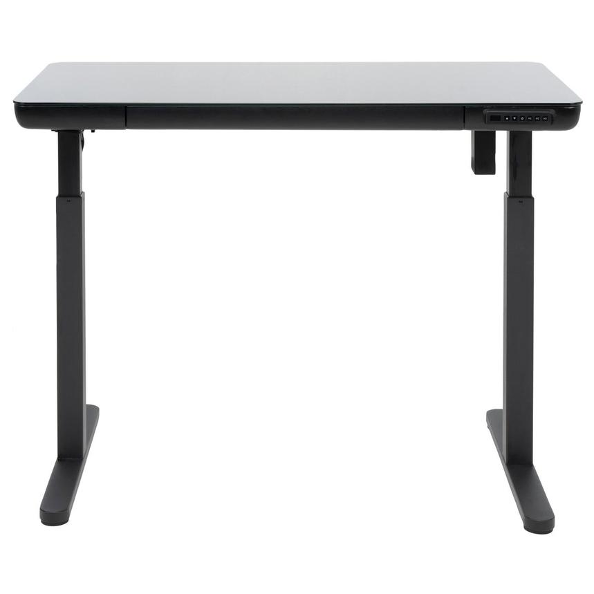 Ascend Black Adjustable Height Desk  alternate image, 2 of 9 images.