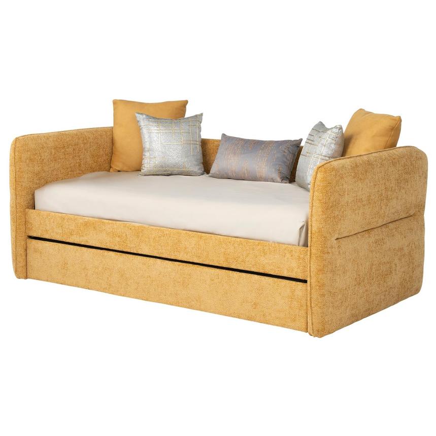 Jade Mustard Twin Trundle Bed