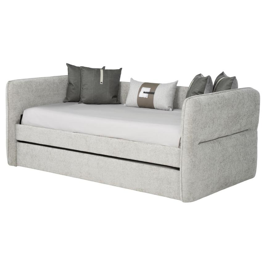 Jade Gray Twin Trundle Bed  main image, 1 of 8 images.
