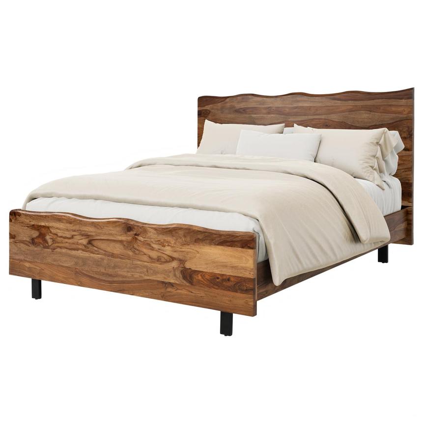 Brownstone Queen Panel Bed main image, 1 of 8 images.