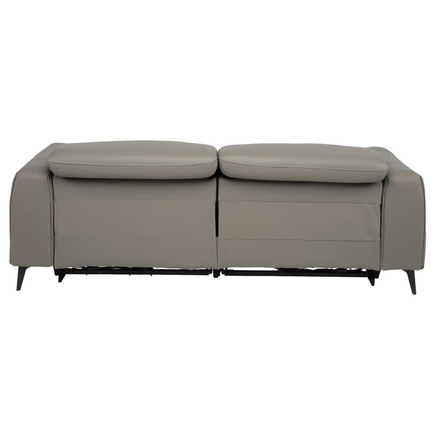 Luke 2.0 Dark Gray Power Reclining Leather Sofa  alternate image, 6 of 10 images.