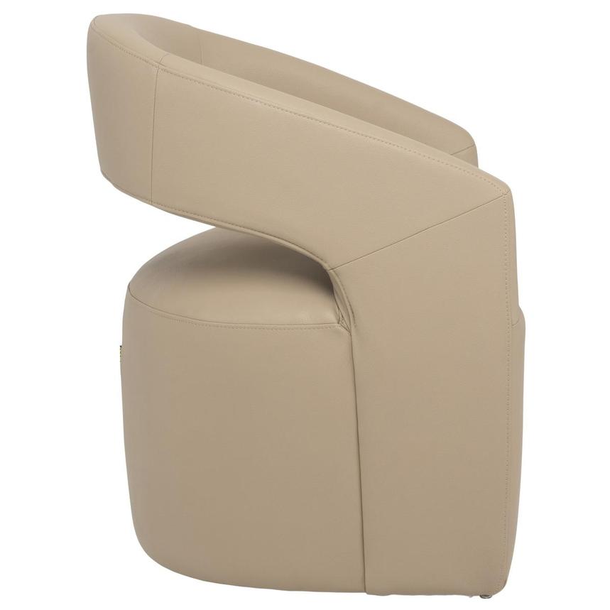 Lilly Taupe Arm Chair w/Casters  alternate image, 3 of 9 images.