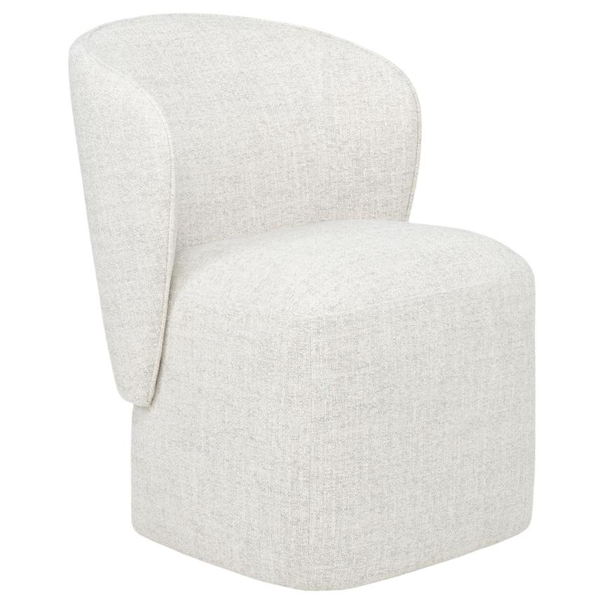 Lottie Gray Side Chair w/Casters  alternate image, 3 of 9 images.