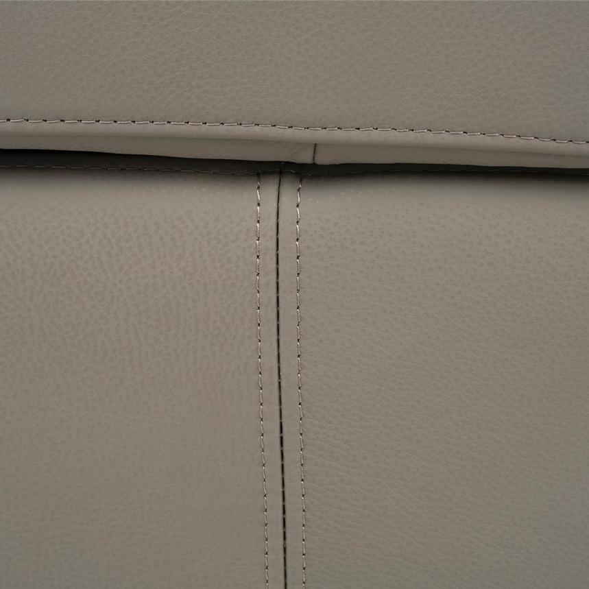 Fabrizio Taupe Leather Accent Chair  alternate image, 13 of 13 images.