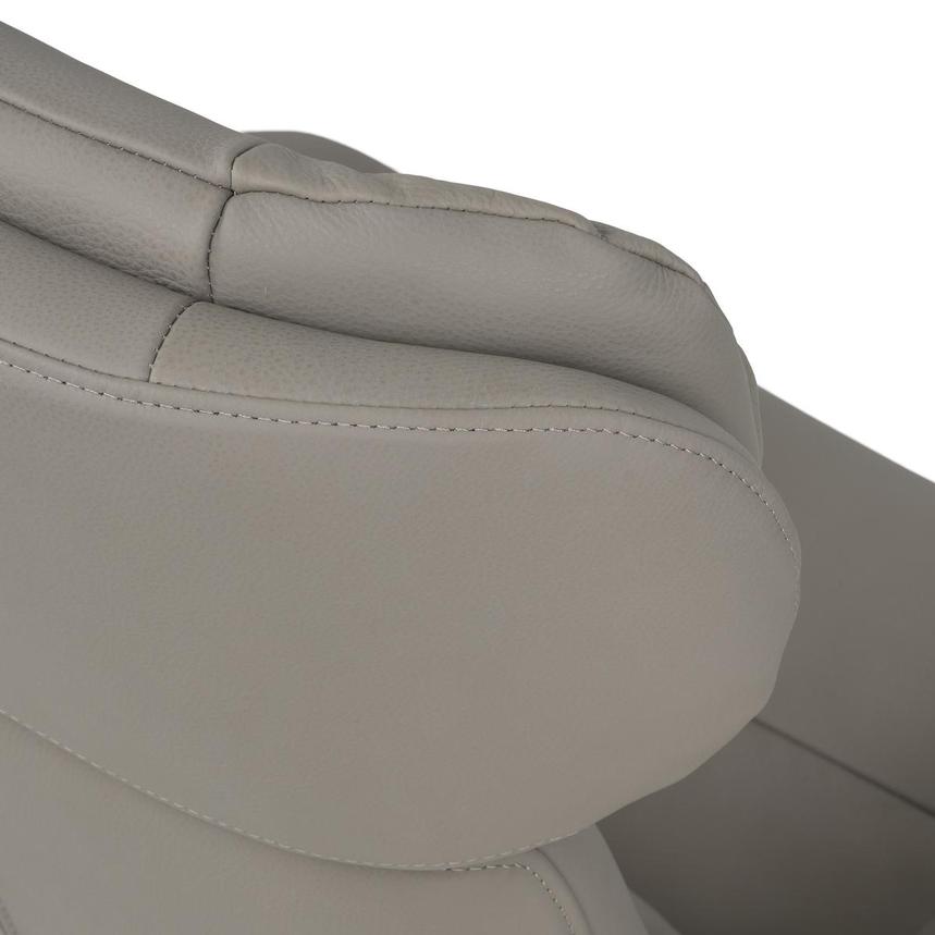 Fabrizio Taupe Leather Accent Chair  alternate image, 8 of 13 images.